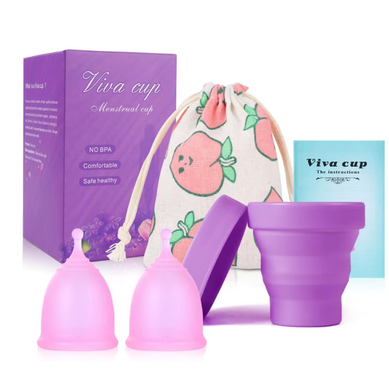Menstrual Cup Silicone - Coupe menstruelle en Silicone stérilisateur de
