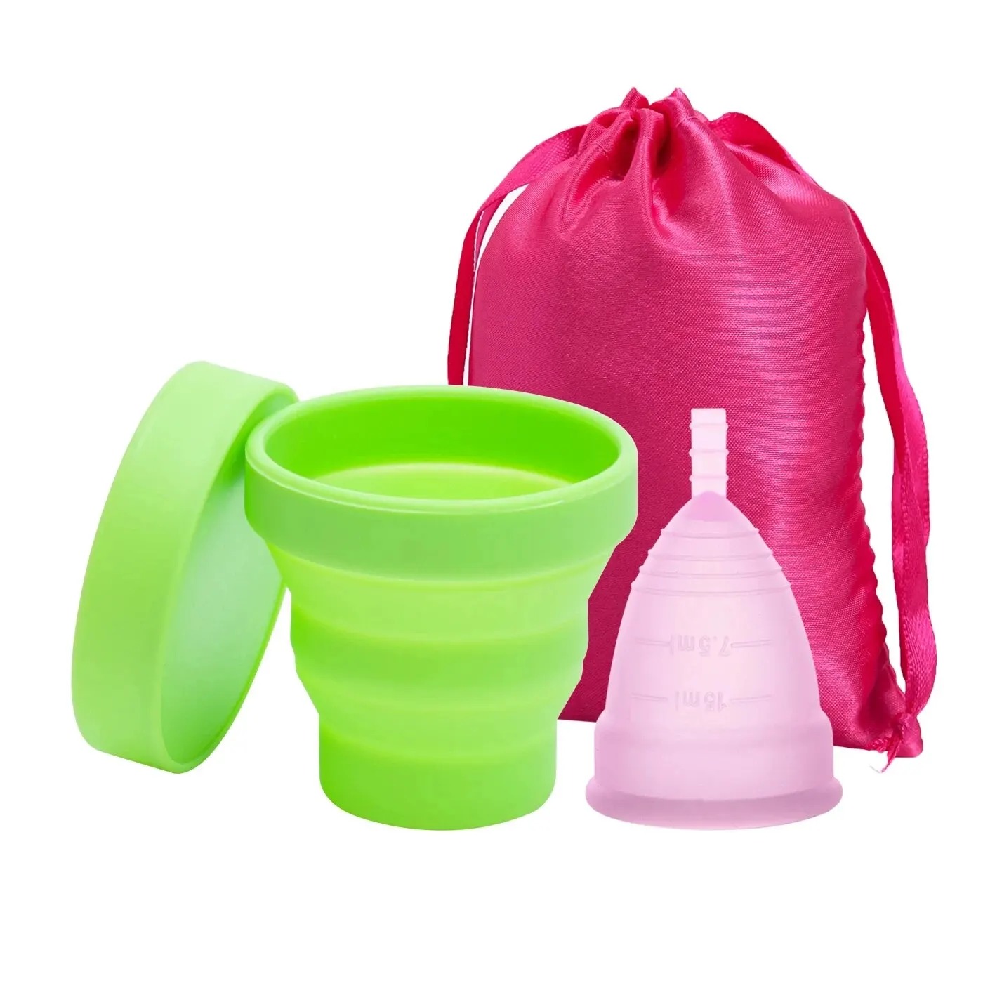 Menstrual Cup Silicone - Coupe menstruelle réutilisable en silicone pour