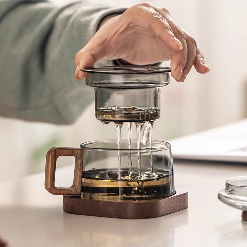 Tasse à thé en verre avec infu - Loose Leaf Tea Infuser avis et prix
