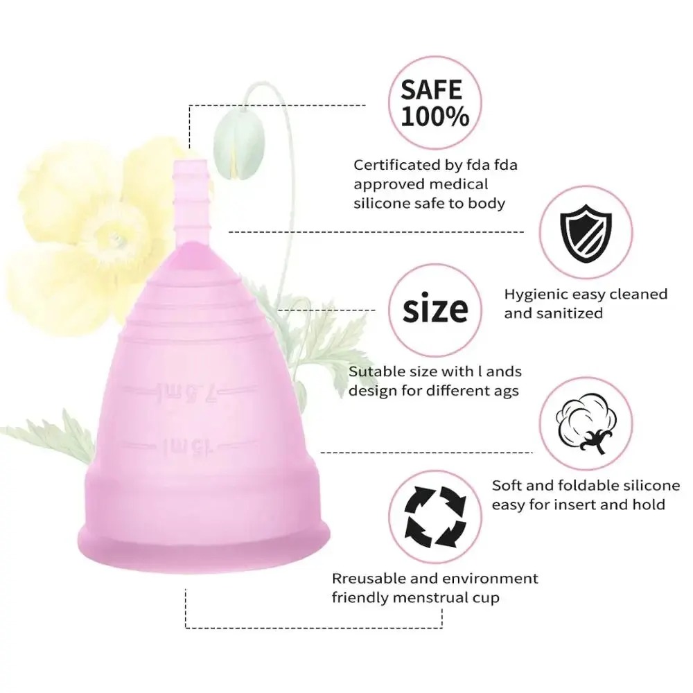 Coupe menstruelle réutilisable - Menstrual Cup Silicone avis et prix